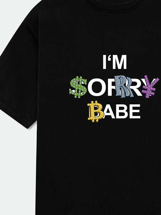 SORRY BABE SWAROVSKI T