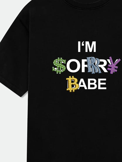 SORRY BABE SWAROVSKI T